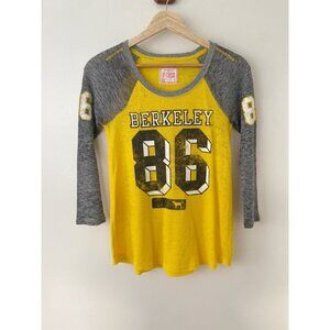 Victoria's Secret Pink Jones & Mitchell Berkeley Lounge Top Yellow